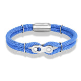 Bracelet maillon  bleu