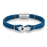 Bracelet maillon bleu